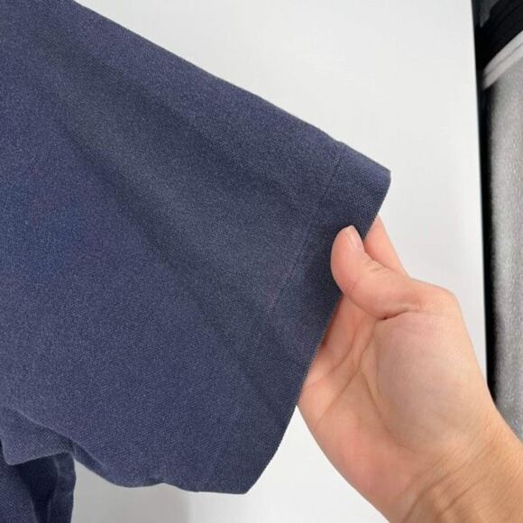 Vintage 90s‎ Abercrombie & Fitch Men's Short Sleeve Polo Shirt Navy Blue Size XL - Picture 6 of 9